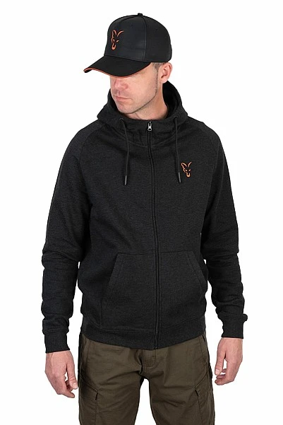 Fox Collection LW Hoody Black & Orange L