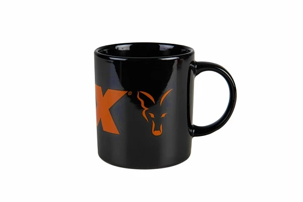 Fox Black & Orange Logo Ceramic Mug 
