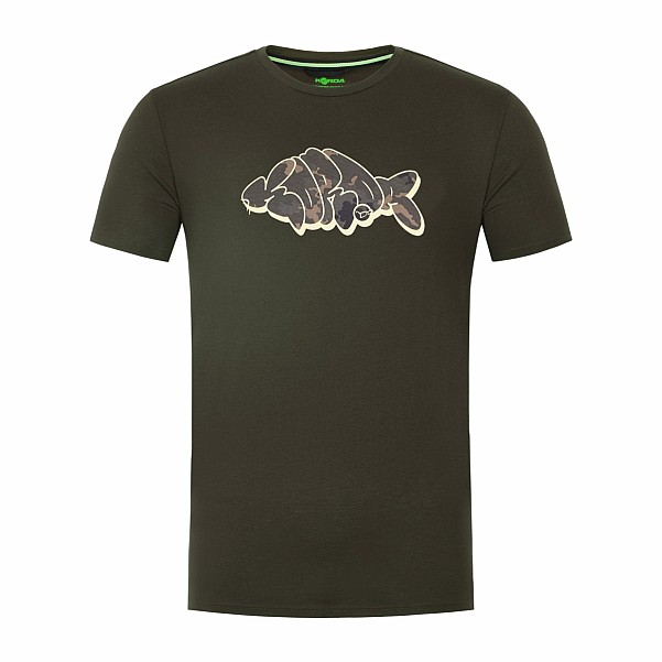 Korda Outline Tee Dark Olivetaille S - MPN: KCL737 - EAN: 5060929025046