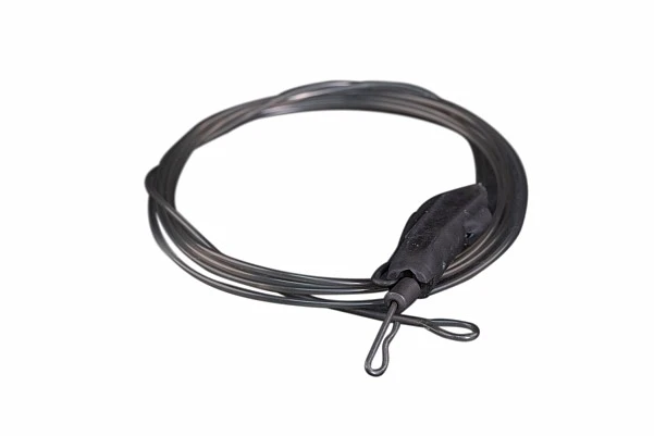 RidgeMonkey Spectre Fluorocarbon Uni Lead Clip Leader Silt Black (muł)