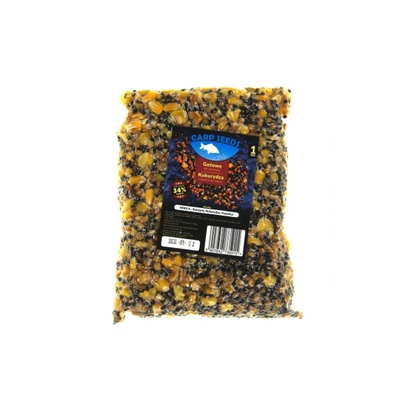Carp Seeds Mix - Konopie, Pszenica, Kukurydza - Natural 1kg