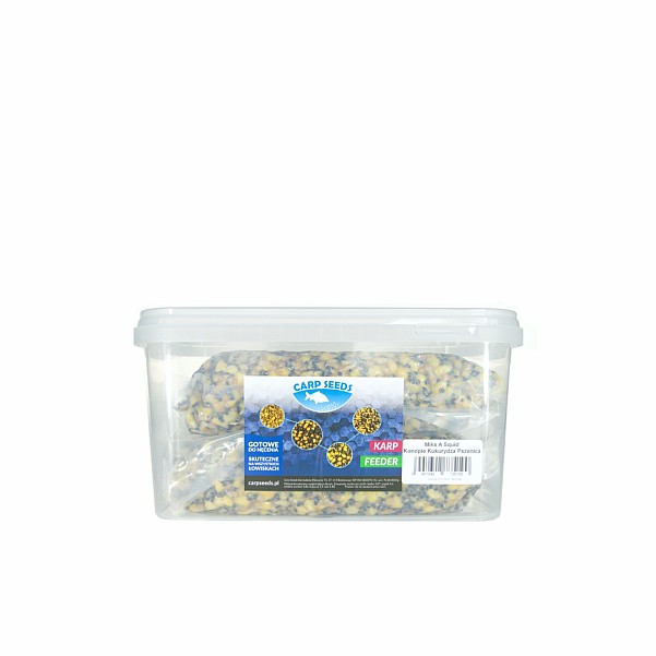 Carp Seeds Mix - Kanapės, Kvietys, Kukurūzai - Natūraluspakavimas 4kg (Dėžutė) - EAN: 5907642735176