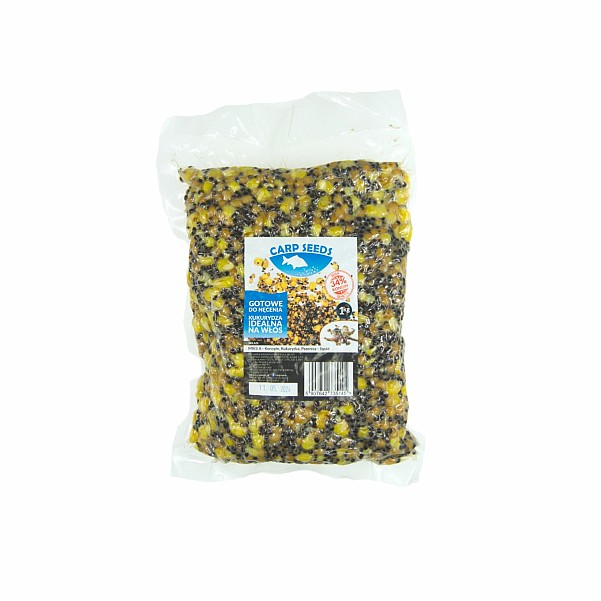 Carp Seeds Mix - Semillas de Cáñamo, Trigo, Maíz - Calamarembalaje 1kg - EAN: 5907642735145