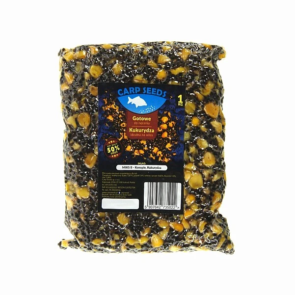 Carp Seeds - Mix Konopie, Kukurydza - Natural 1kg