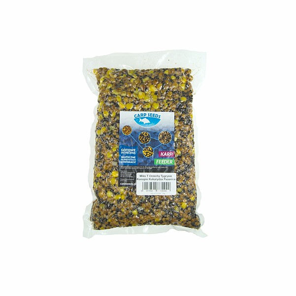 Carp Seeds Mix - Tigrinės riešutai, Kvietiniai grūdai, Kukurūzai, Kanapės - Natūraluspakavimas 2kg - EAN: 5907642735442