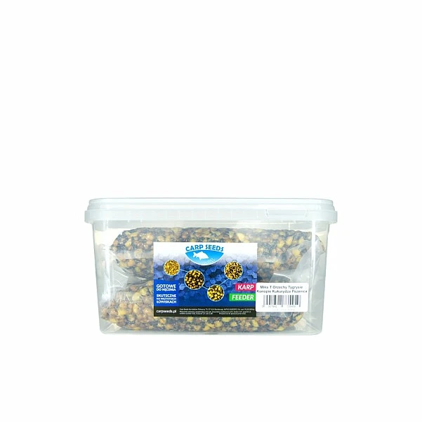 Carp Seeds Mix - Orzechy Tygrysie, Pszenica, Kukurydza, Konopie - Natural 4kg (Box)