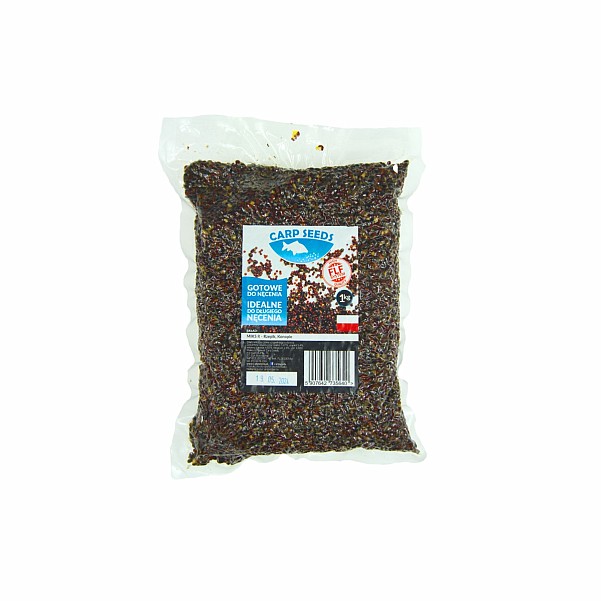 Carp Seeds Mix - Hemp, Natural - Carp Baitpackaging 1kg - EAN: 5907642735640