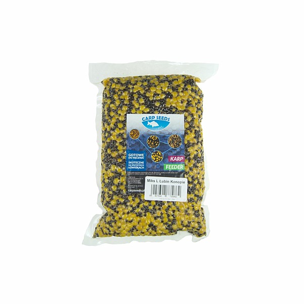 Carp Seeds Mix - Hanf, Lupinen - NaturVerpackung 2kg - EAN: 5907642735862