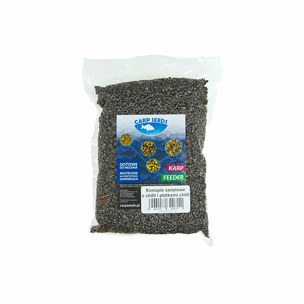 Carp Seeds - Hemp con Copos de Chiliembalaje 1kg - EAN: 5904158320711
