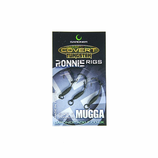 Gardner Tungsten Ronnie Rig - Barblessрозмір 4 (bezzadziorowy) - MPN: RNRTB4 - EAN: 5060573463997