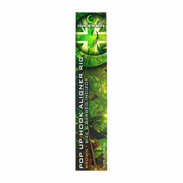Gardner Pop Up Hook Aligner Rig 6 / Brown