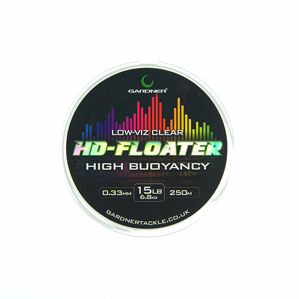 Gardner HD-Floater Cleartipo 0.33mm (15lb) / 250m - MPN: XFL15C - EAN: 5060573461221