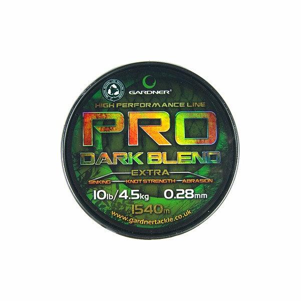 Gardner PRO Main Line - Dark Blendtyp 0.28mm (10lb) / 1470m - MPN: XPC10G - EAN: 5060218454083