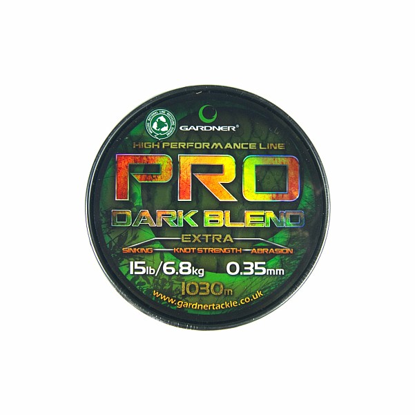 Gardner PRO Main Line - Dark Blendtyp 0.35mm (15lb) / 920m - MPN: XPC15G - EAN: 5060218454106
