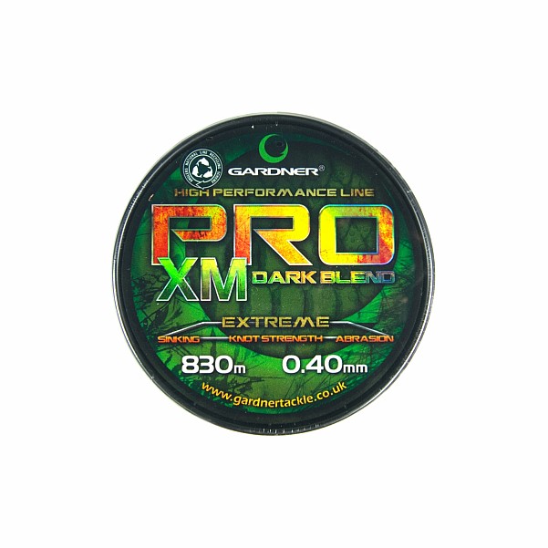 Gardner PRO Main Line - Dark Blendtipo 0.40m (XM 20lb+) / 770m - MPN: XPXMG - EAN: 5060218455615