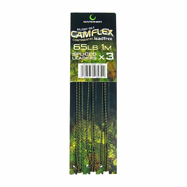 Gardner Camflex Leadfree Spliced Leader 65lb / Brown (brązowy)