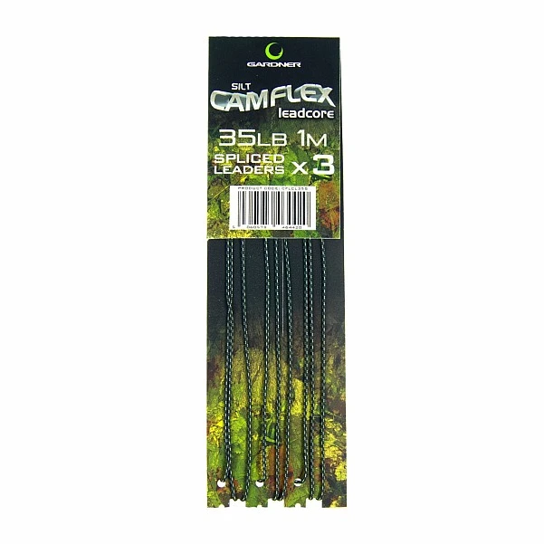Gardner Camflex Leadcore Spliced Leader 35lb / Silt (muł)