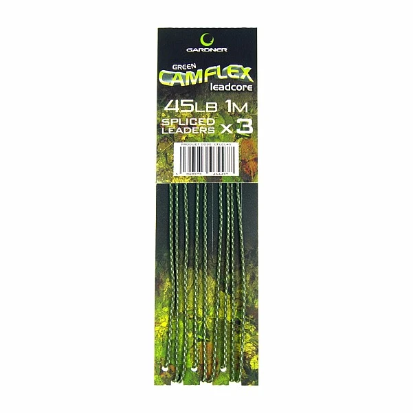 Gardner Camflex Leadcore Spliced Leader 45lb / Green (zielony)