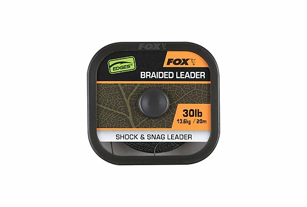 Fox EDGES Naturals Braided Leadermodelis 30 svarų/13,6 kg (20 m) - MPN: CAC818 - EAN: 5056212172504