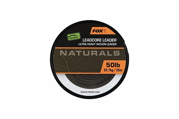 Fox EDGES Naturals Leadcore 50lb /22.7kg (25m)