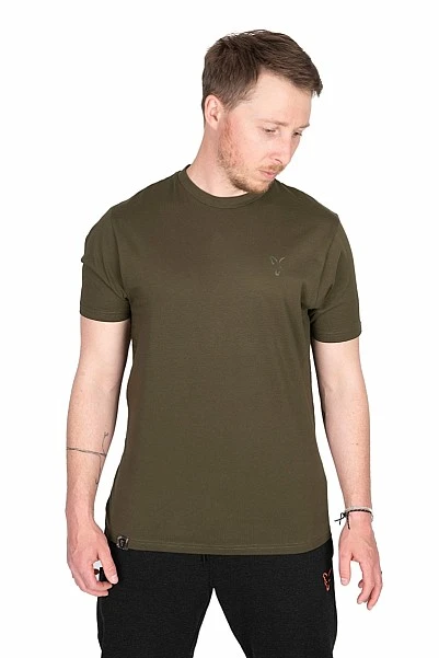 Fox KHAKI Large Print T-Shirt M
