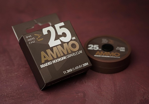 One More Cast AMMO Braidмодель Гравій/Глина 25 фунтів - MPN: OMCAH25GC - EAN: 5060939132338