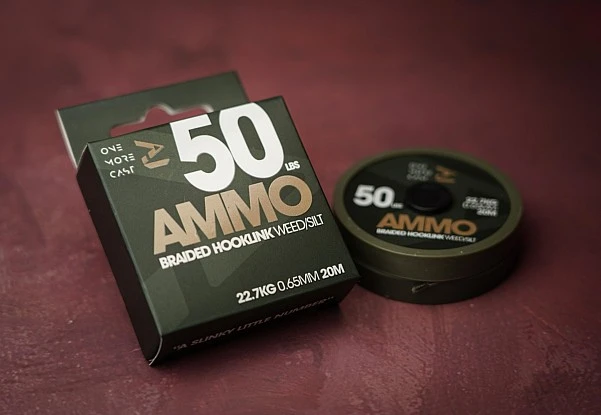 One More Cast AMMO Braid Weed/Silt 50lb