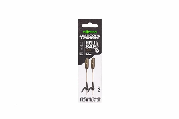 Korda Kable Leadcore Leader Heli Safe 50cm 50cm / Gravel (żwir)