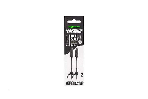 Korda Kable Leadcore Leader Heli Safe 50cm 50cm / Weed/Silt (roślinność/muł)