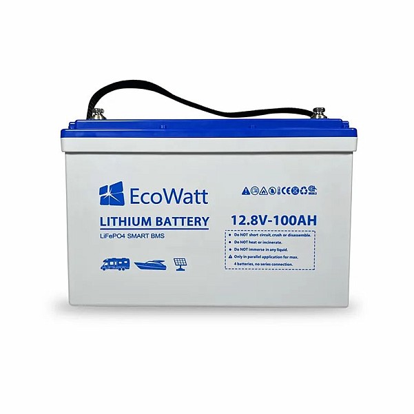 Ultimatron Ecowatt LiFePO4 Lithium Battery 12.8V 100Ah - MPN: ECO-12-100 - EAN: 200000079796