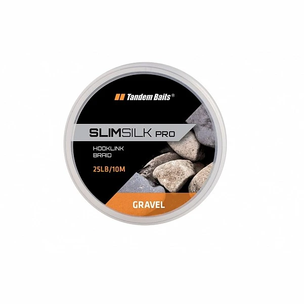 TandemBaits Slimsilk PRO Hooklink Braid żwir / gravel