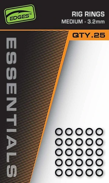 Fox EDGES Essentials Rig Rings Medium (3.2mm)