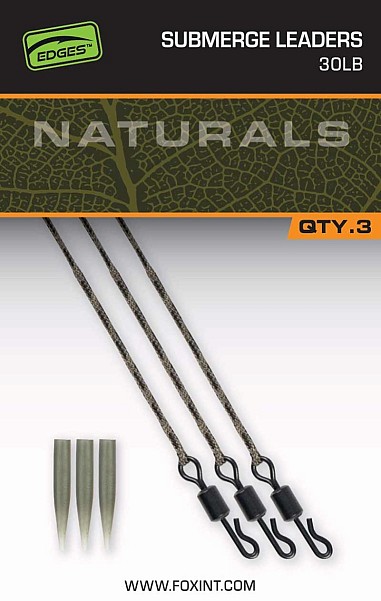 Fox EDGES Naturals Submerge Leadersversione 75cm / 30lb - MPN: CAC846 - EAN: 5056212175444