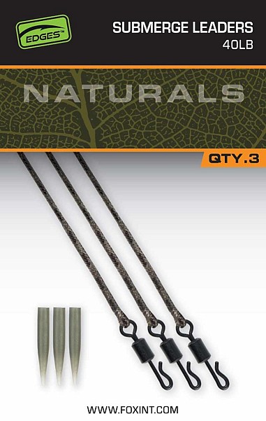 Fox EDGES Naturals Submerge Leadersversione 75cm / 40lb - MPN: CAC847 - EAN: 5056212175451