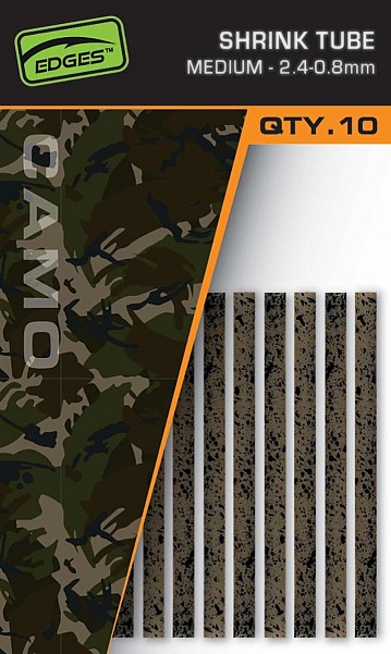 Fox EDGES CAMO Shrink Tubestamaño Medio (2.4 - 0.8mm) - MPN: CAC869 - EAN: 5056212181087