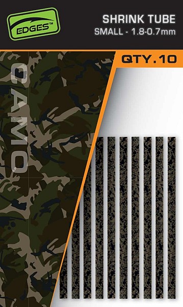 Fox EDGES CAMO Shrink Tubestaille Petit (1,8 - 0,7 mm) - MPN: CAC868 - EAN: 5056212181070