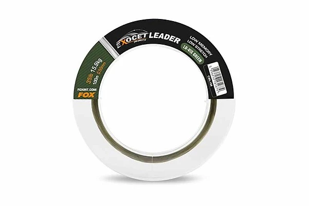 Fox Exocet PRO Leader 35lb (15.9kg) / 0.50mm x 100m