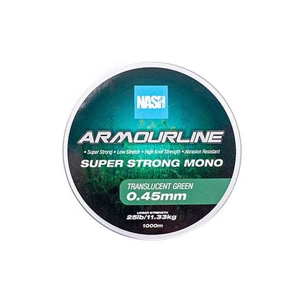 Nash Armourline Super Strong Mono Green 0.45mm (25lb) / 1000m