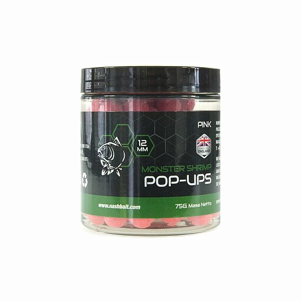 Nash Monster Shrimp Pop Up - Pink 12mm/ 75g