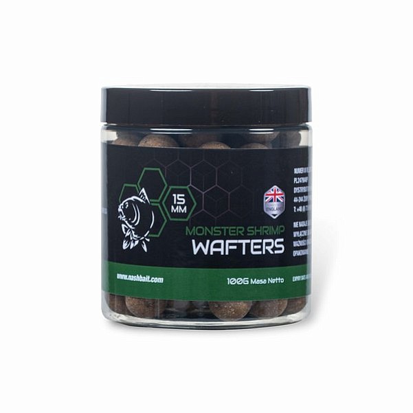Nash Monster Shrimp WaftersGröße 15mm / 100g - MPN: B6546 - EAN: 5055108865469