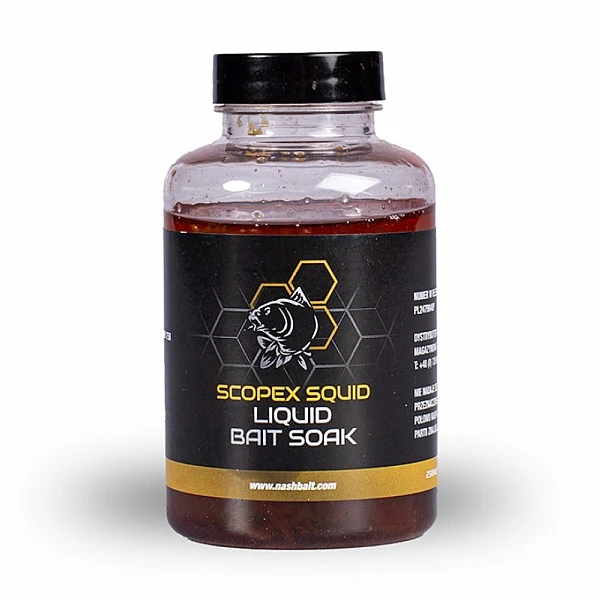 Nash Scopex Squid Liquid Bait Soak  250 мл