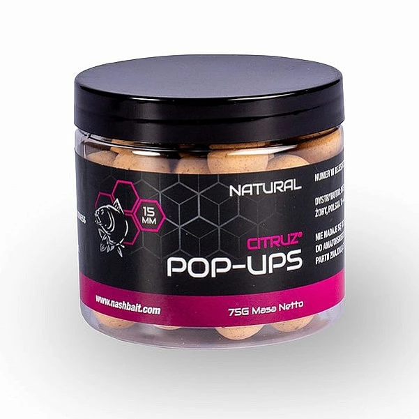 Nash Citruz Pop Up - Natural 15mm / 75g