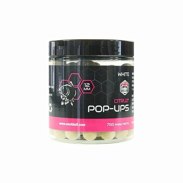 Nash Citruz Pop Up - White  12mm/ 75g