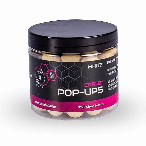 Nash Citruz Pop Up - White  15mm / 75g