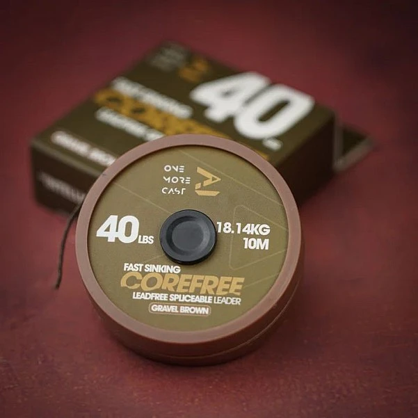One More Cast Corefree Leadfree Leader Gravel Brown