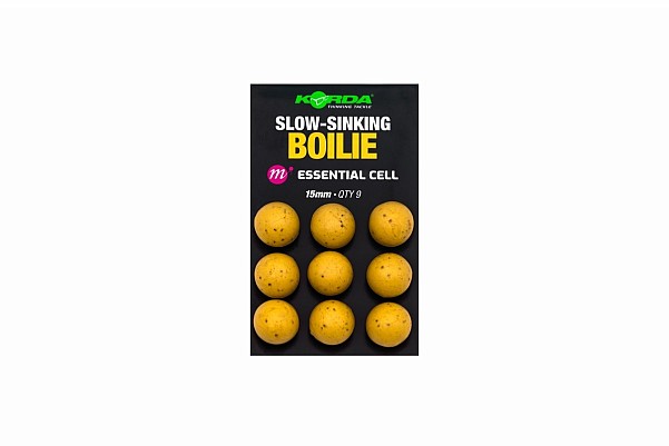 Korda Plastic Slow Sinking - Essential Celldydis 15 mm - MPN: KPB50 - EAN: 5060929026517