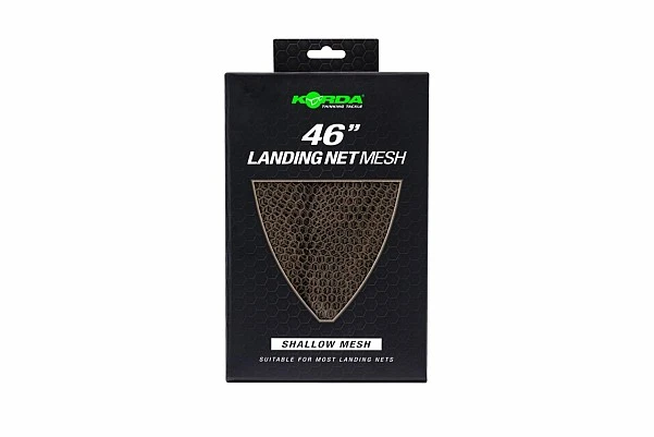 Korda Spring Bow Landing Net Mesh - Shallow 46 inch