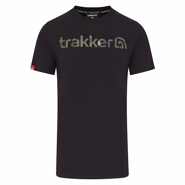 Trakker CR Logo T-Shirt Black Camo S