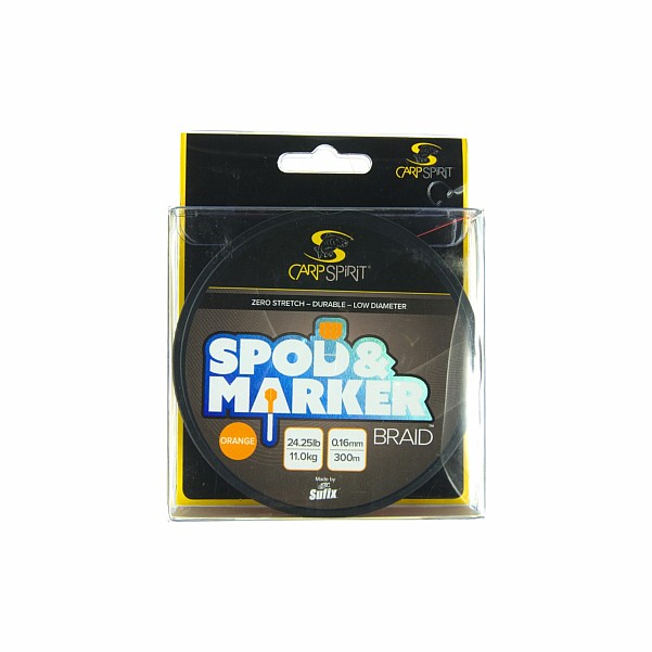 Carp Spirit Spod & Marker Braid diameter 0.16mm / 300m (orange) - MPN: ACS640097 - EAN: 3422993064475