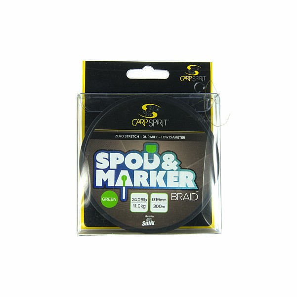 Carp Spirit Spod & Marker Braid diamètre 0.16mm / 300m (vert) - MPN: ACS640098 - EAN: 3422993064482